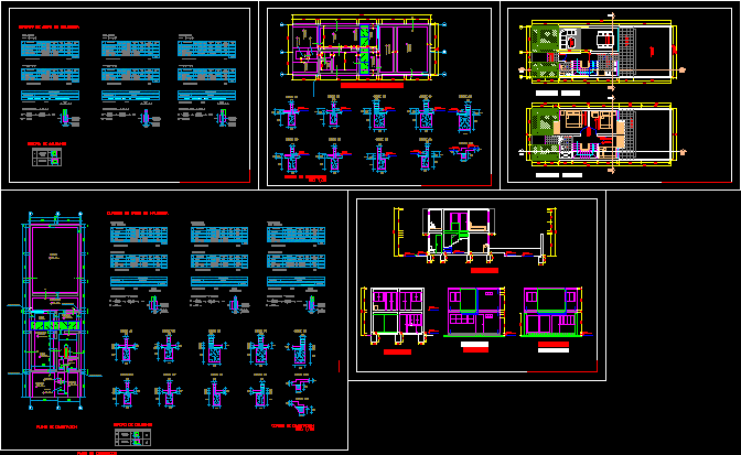 Plano de estructuras - cimientos