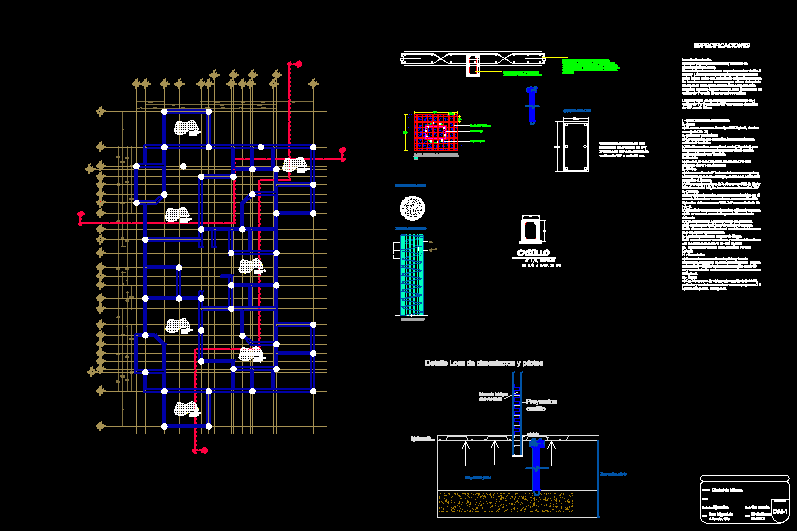 Plano de cimentacion