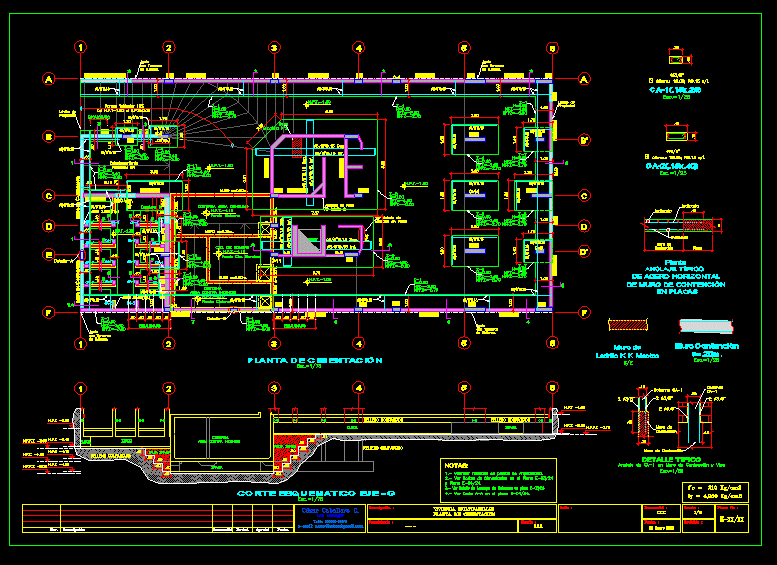 Planta de cimentacion