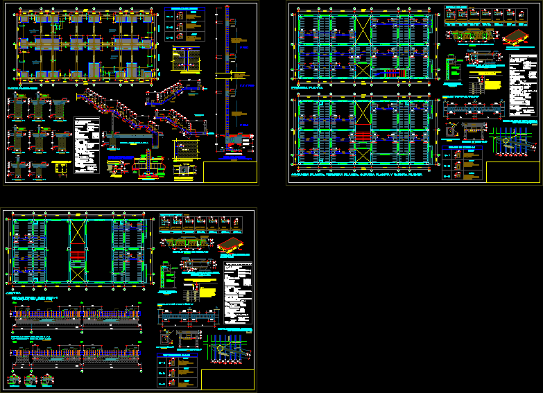 Detalles estructurales de una vivienda multifamiliar