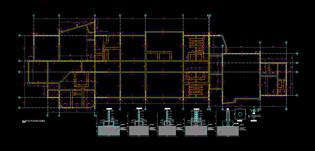 Planta fundaciones