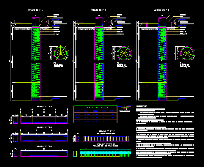 Armado de pilas estructurales