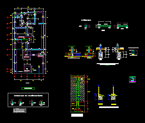 Plano de cimentacion de departamentos