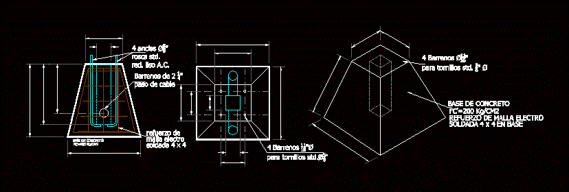 Base de concreto