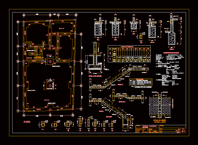 Cimentacion vivienda