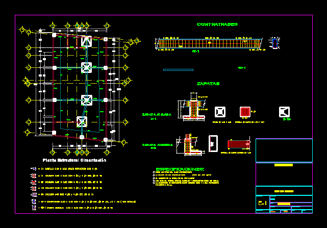 Cimentacion de edificio de departamentos