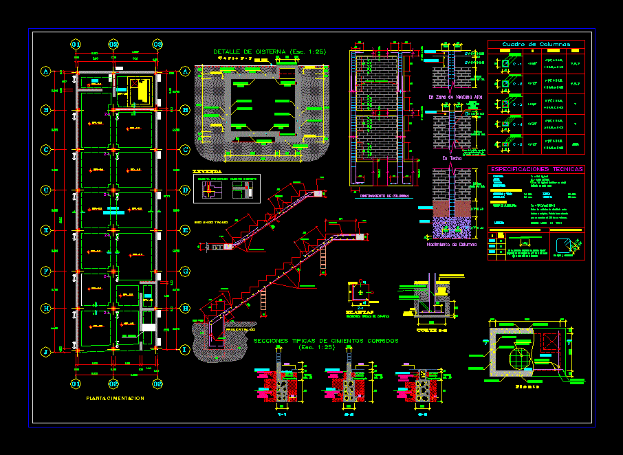 Cimentacion de vivienda