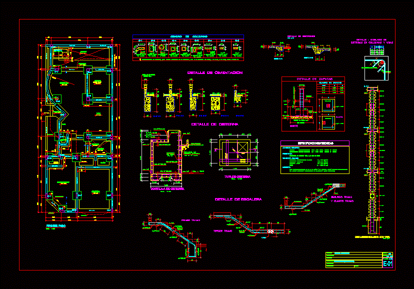 Cimentacion de una vivienda multifamiliar