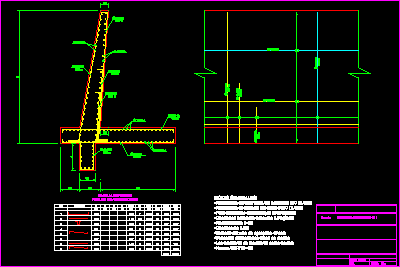 Muro de contencion cantilever