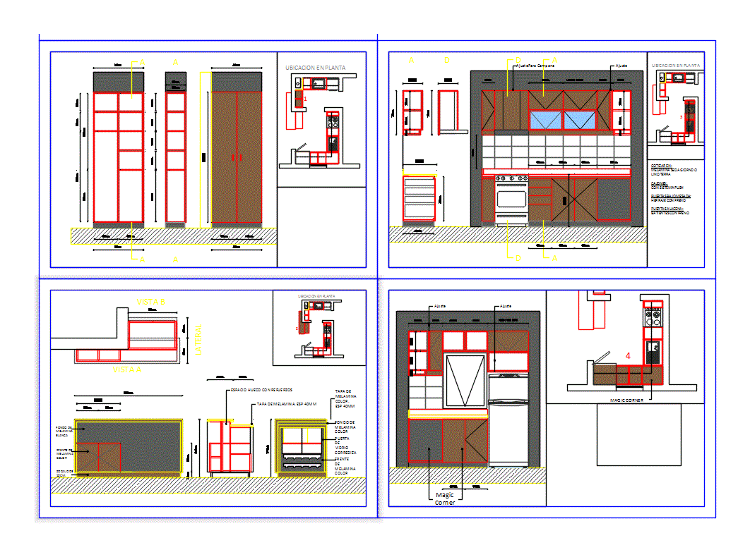 Muebles de cocina y lavadero vivienda