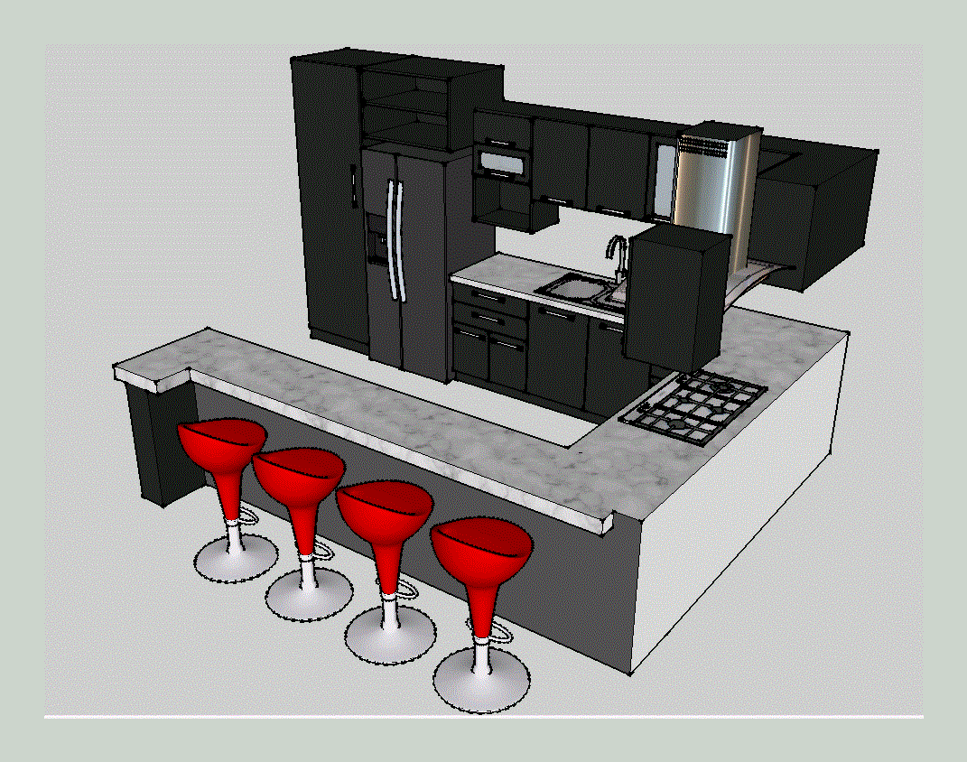 Diseno 3d cocina