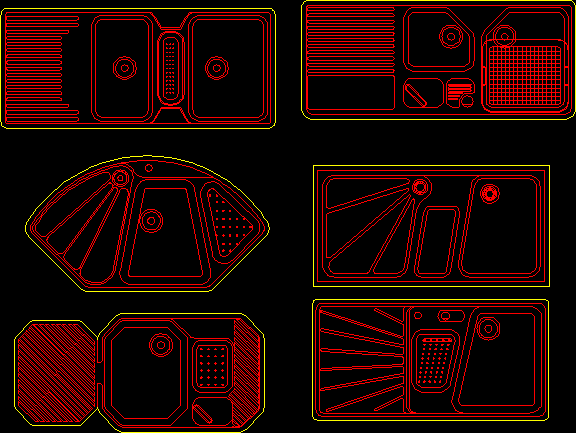 Blocos para cozinhas -bloques de cocinas