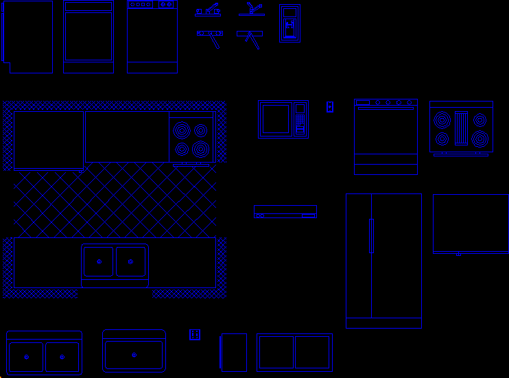 Bloques CAD de Cocina