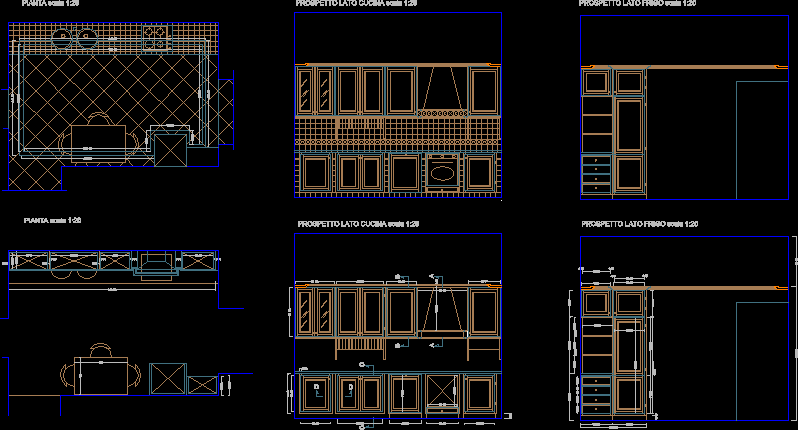 Plano diseno cocina