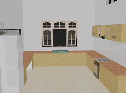 3D-Küchenmöbel 01