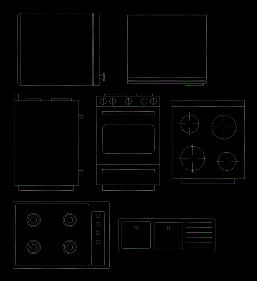 Mobiliario 2d cocina .