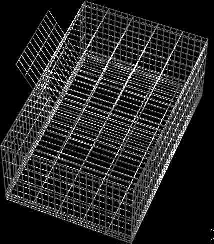 3d rabbit cage