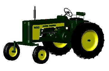 John Deere Traktor 3d