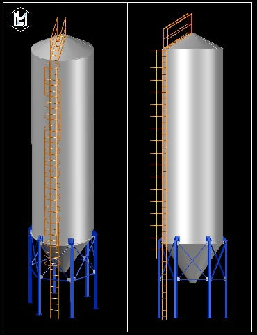 silo en métal