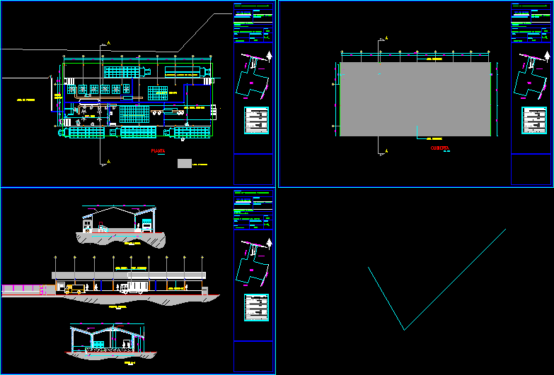 Projet de hangar du centre de transfert