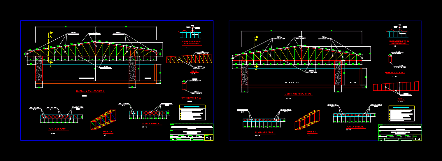 Diseno de cobertura metalica