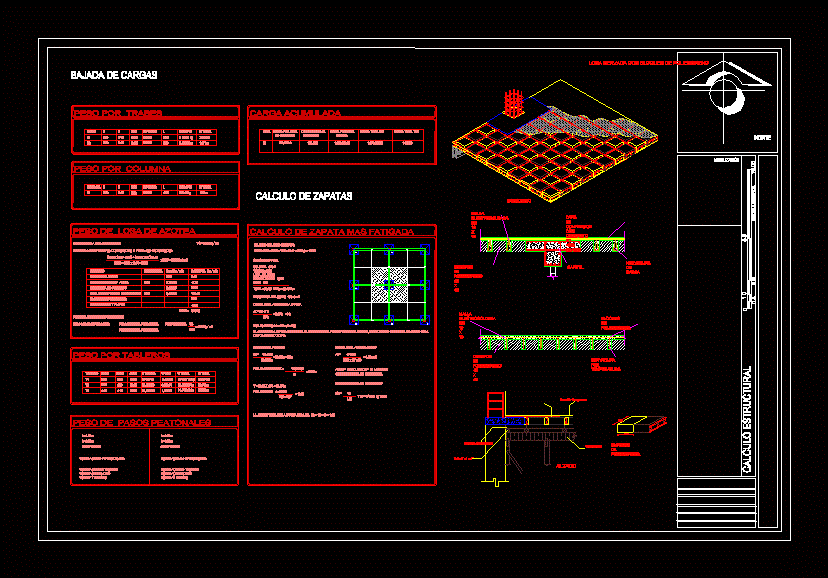 Calculo estructural losa nervada