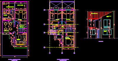 Proyecto de viviendade dos pisos