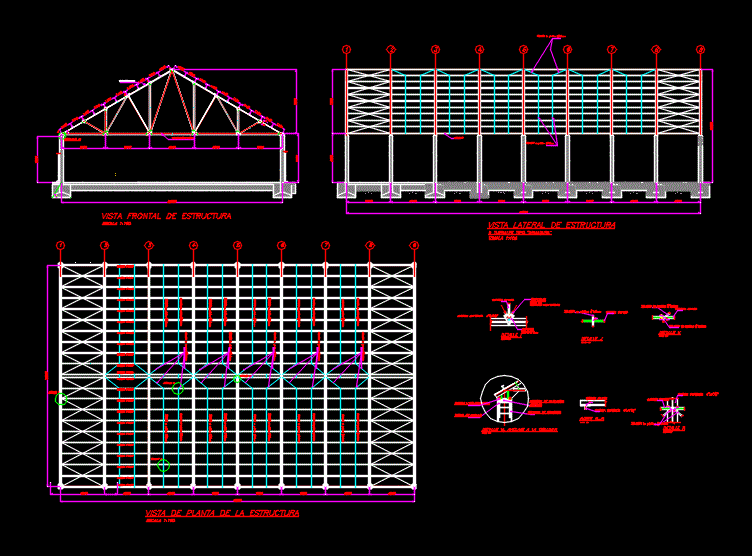 Armadura de nave; planta procesadora de tocosh