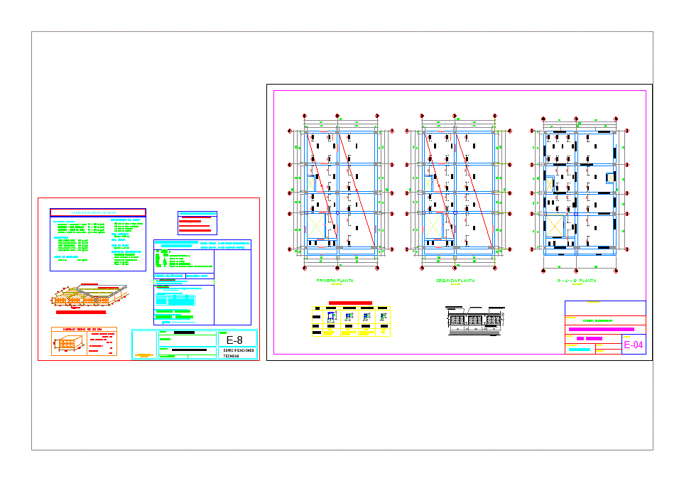 Losa aligerada dxf