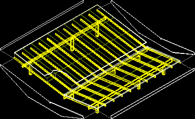 Despiece techo estructura metalica