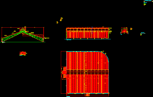 Detalle de cobierta metalica