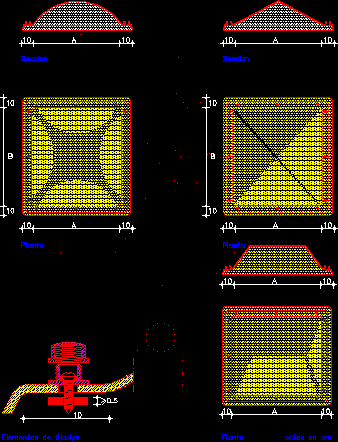 Cupula rectangular