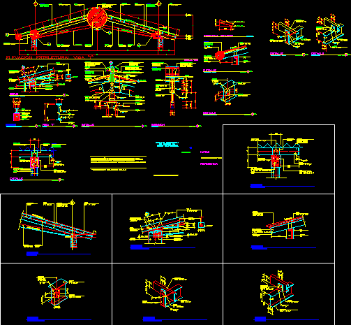 Detalles de varios tipos de cubiertas metalicas