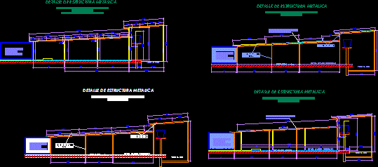 Detalles de estructura metalica