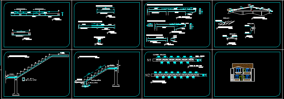 Casa plano estructural