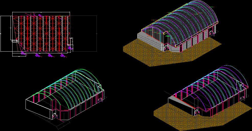 Isometria de arcotecho