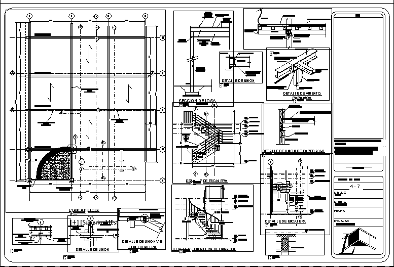 Planta de losa, vivienda