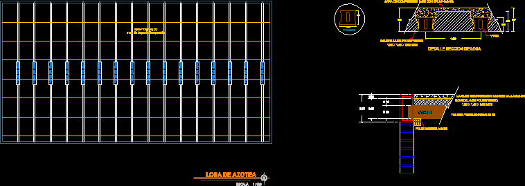 Losa vigueta tubular rocacero