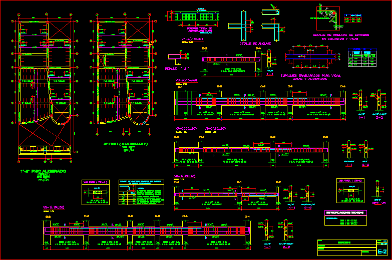 Plano de estructuaras