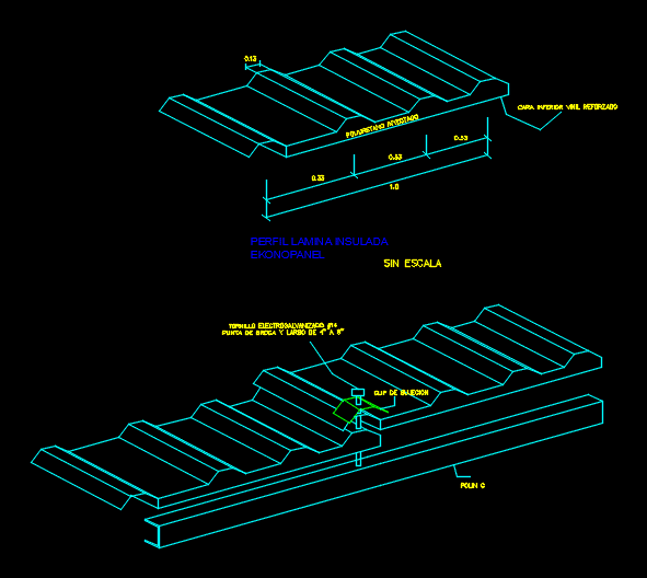 Lamina insulada