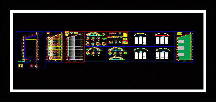 Techo estructura metalica