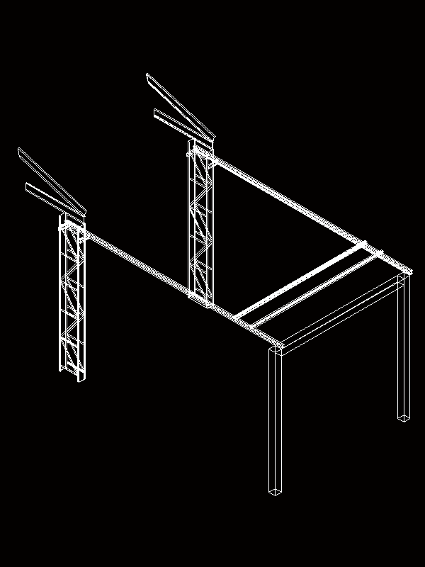 Estrutura metalica 3d