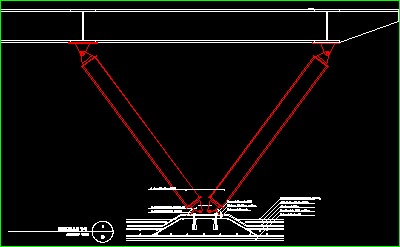 Parrilla de sombra sobre cubierta plana