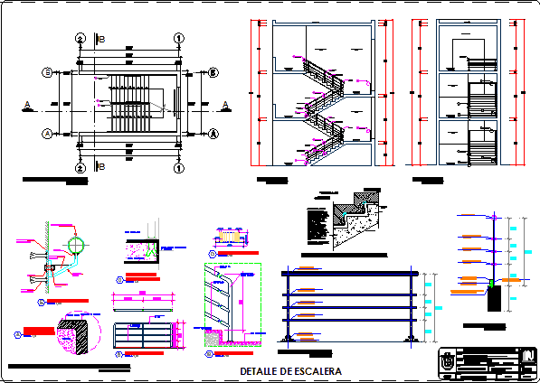 Detalle de caja de escaleras