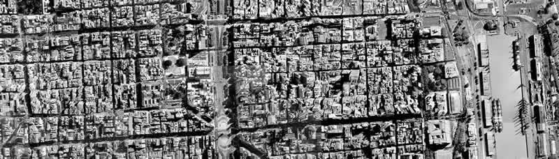 Aerial photo of the central area of ​​Buenos Aires