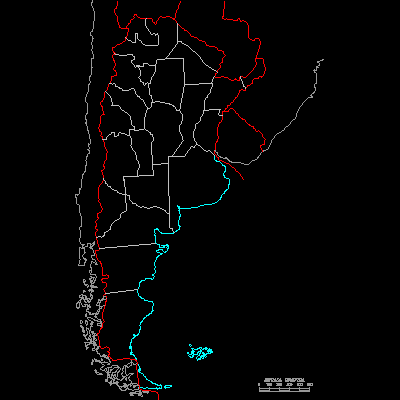 Mappa dell'Argentina