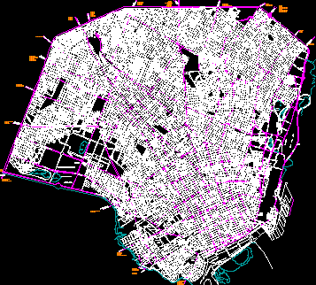 Karte der Bundeshauptstadt