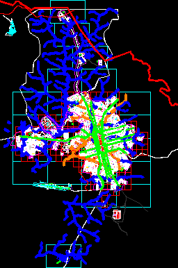 map of the city chapeco brazil