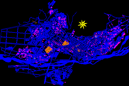Karte von Temuco