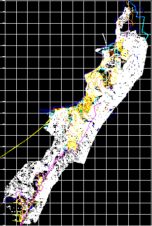 Mapa da comuna de Penco-lirquen